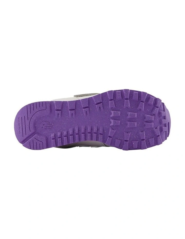 574 V1 Self-Fastening Strap Pre-School Sneakers in Grey image 5