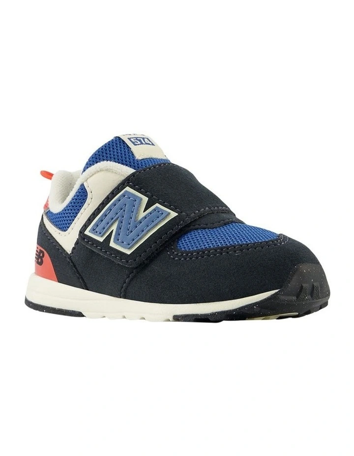 Nw 574 V1 Infant Sneakers in Black image 4