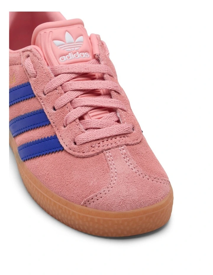 Gazelle Pre School Sneakers in Pink image 4