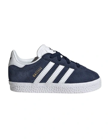 Gazelle Cf Elastic Lace Infant Sneakers in Navy