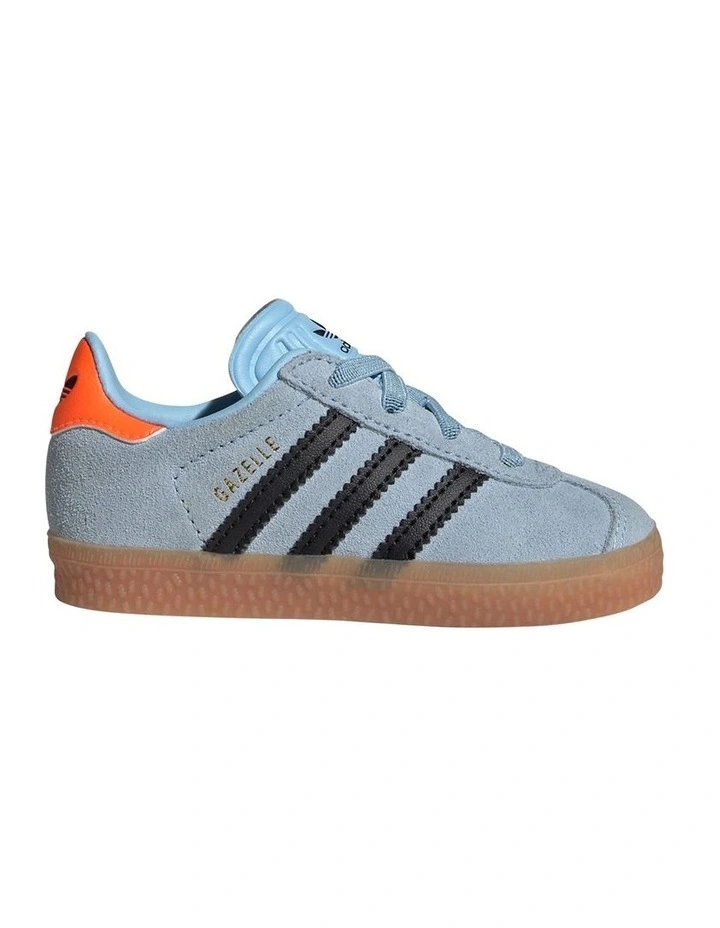 adidas Gazelle Cf Elastic Lace Infant Sneakers in Sky | MYER