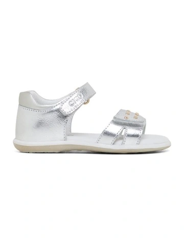Glimmer Sandals in Silver