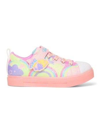 Twinkle Toes Sparks Ice 2.0 Sky Youth Sneakers in Coral/Multi