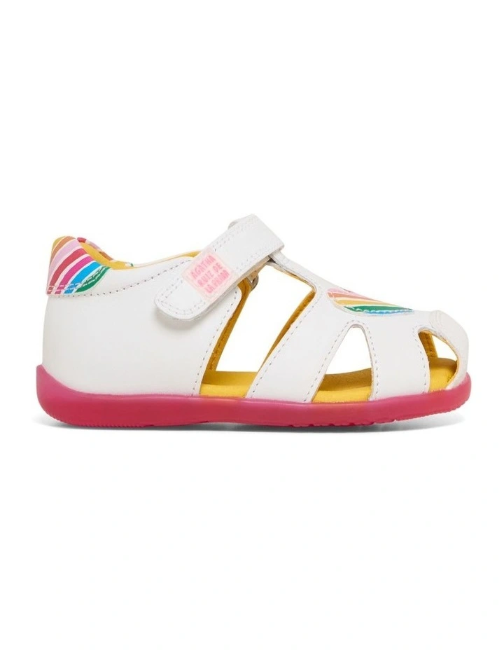 Baby Agatha Sandals in White image 1