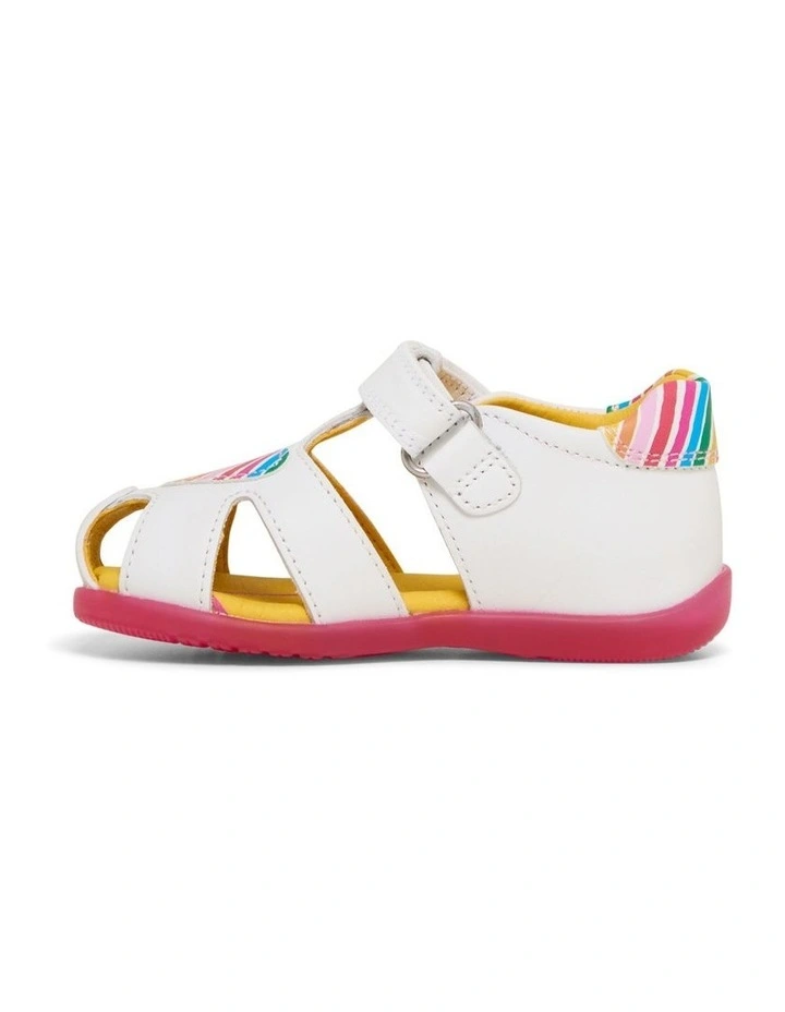 Baby Agatha Sandals in White image 2