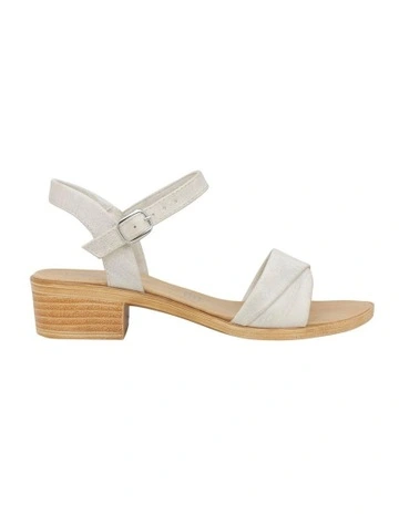 Minty Sandals In White