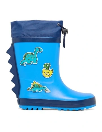Dino Egg Gumboots in Artic Blue