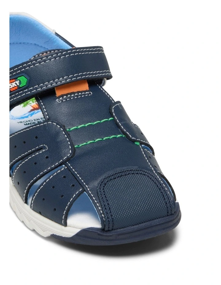 Jaula 0557 Youth Sandals in Navy image 4