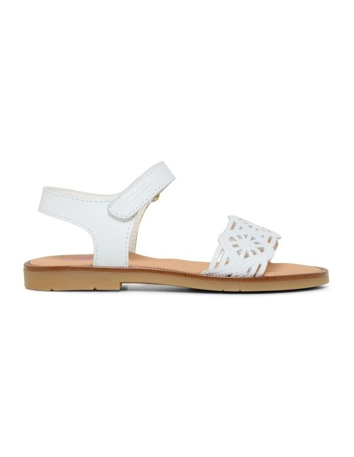 Mary Summer Sandal 4379 Youth in White image 1