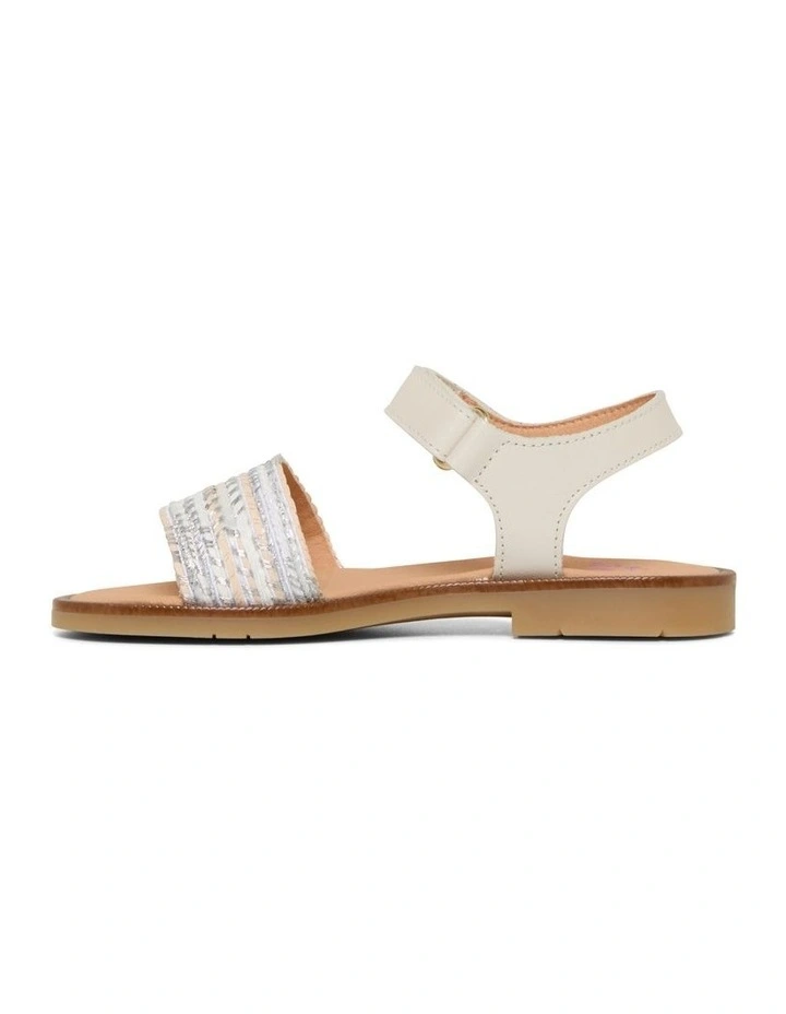 Mary Weave 4377 Youth Sandals in Champagne image 2