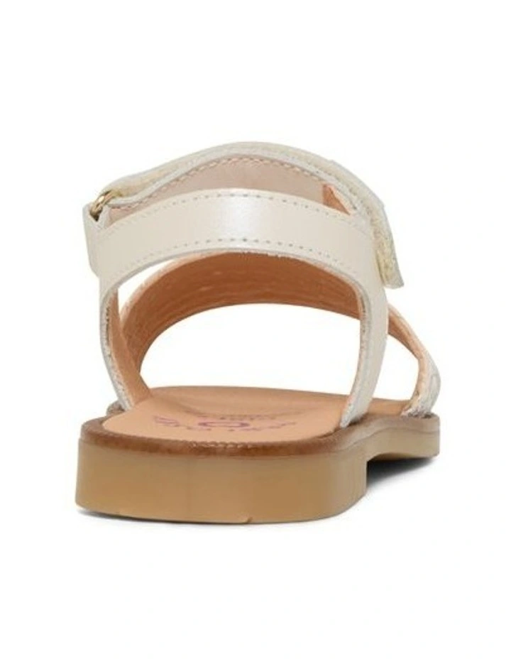 Mary Weave 4377 Youth Sandals in Champagne image 3
