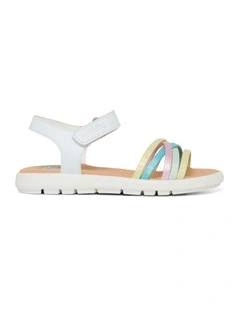 Panda Straps Sandal 4421 Youth in White