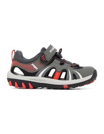 Grey/Red colour