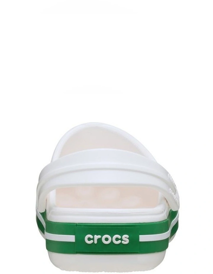 Crocband Clog Youth Beach Sandals in White image 5