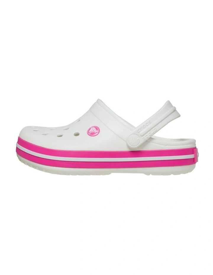 Crocband Clog Infant Beach Sandals in White image 2
