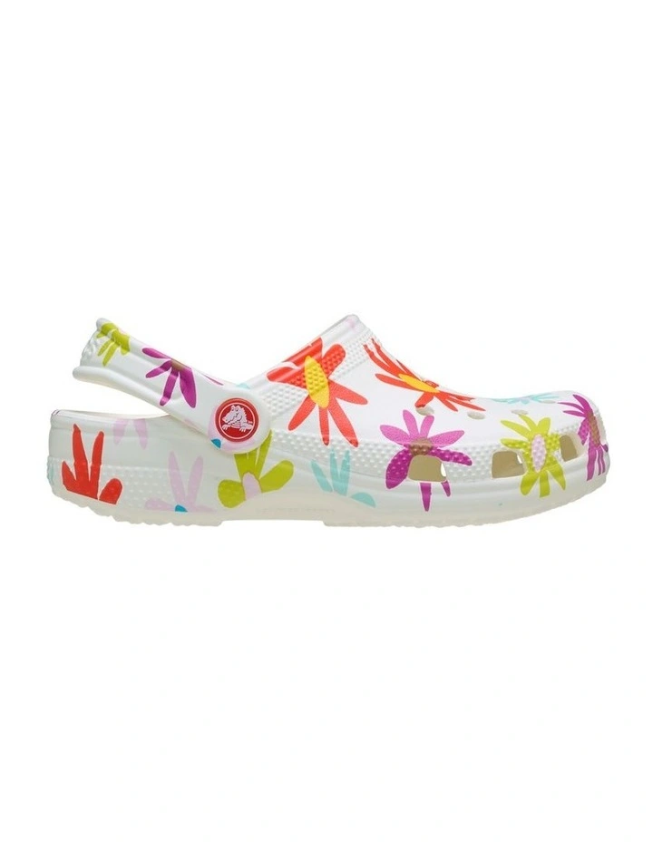 Classic Clog Craft Daisy Infant Beach Sandals in Natural image 1