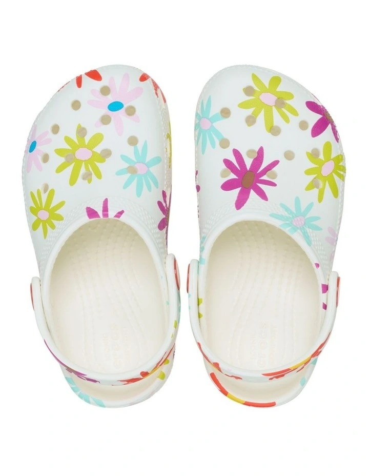 Classic Clog Craft Daisy Infant Beach Sandals in Natural image 3