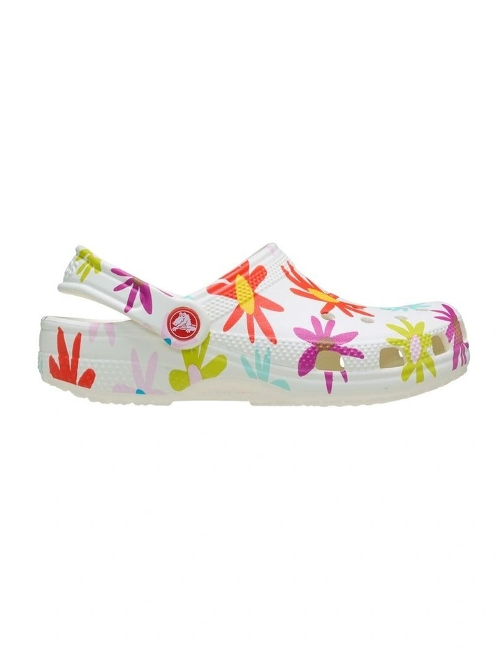 Classic Clog Craft Daisy Youth Beach Sandals in Natural image 1