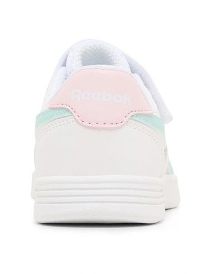 Court Advance Elastic L And T Strap Sneakers in White image 3