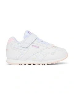 Glide Elastic L And T Strap Sneakers in White