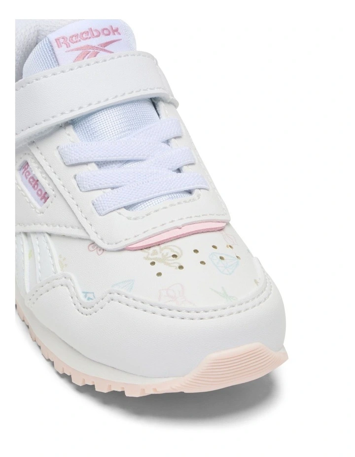 Glide Elastic L And T Strap Sneakers in White image 4