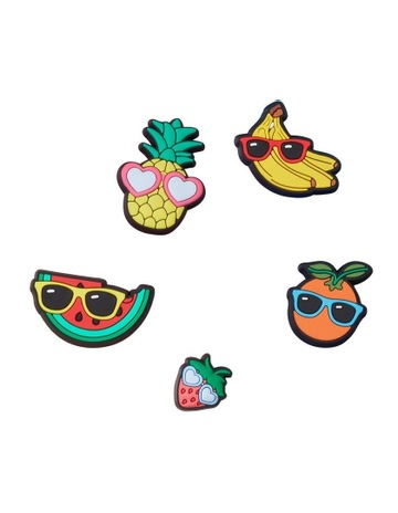 Fruit Sunnies Jibbitz 5 Pack Accessories in Assorted