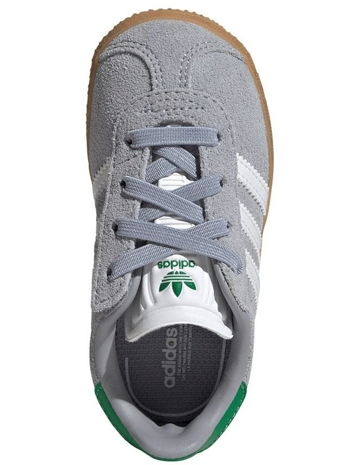 Gazelle Cf Elastic Lace Infant Sneakers In Grey image 3