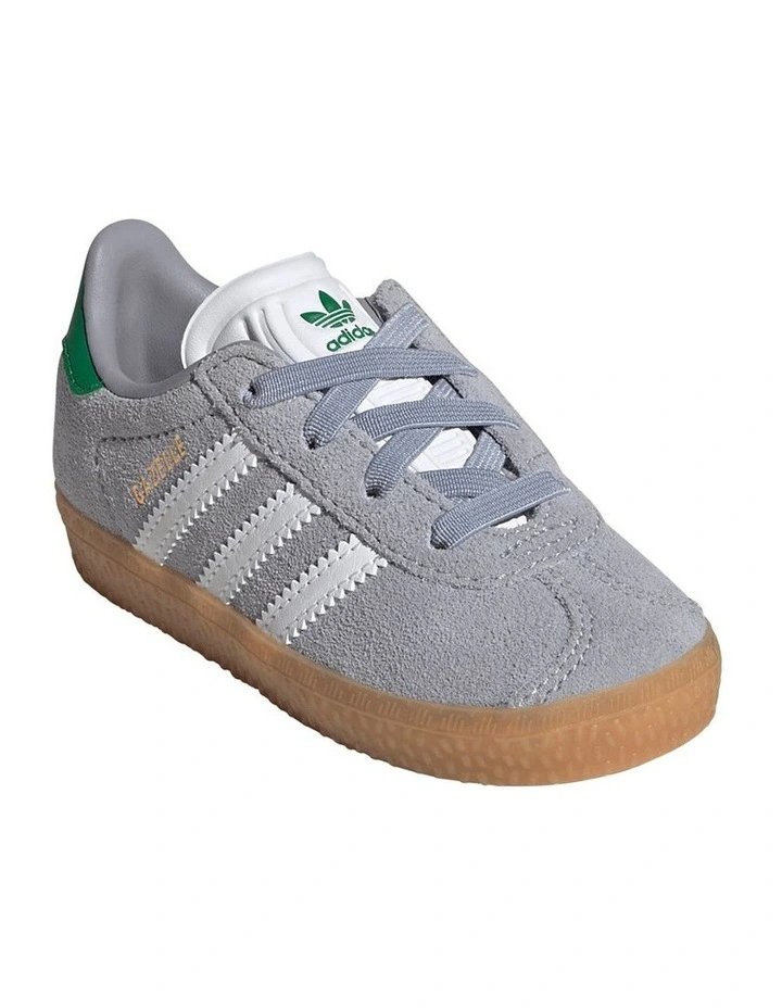 Gazelle Cf Elastic Lace Infant Sneakers In Grey image 4