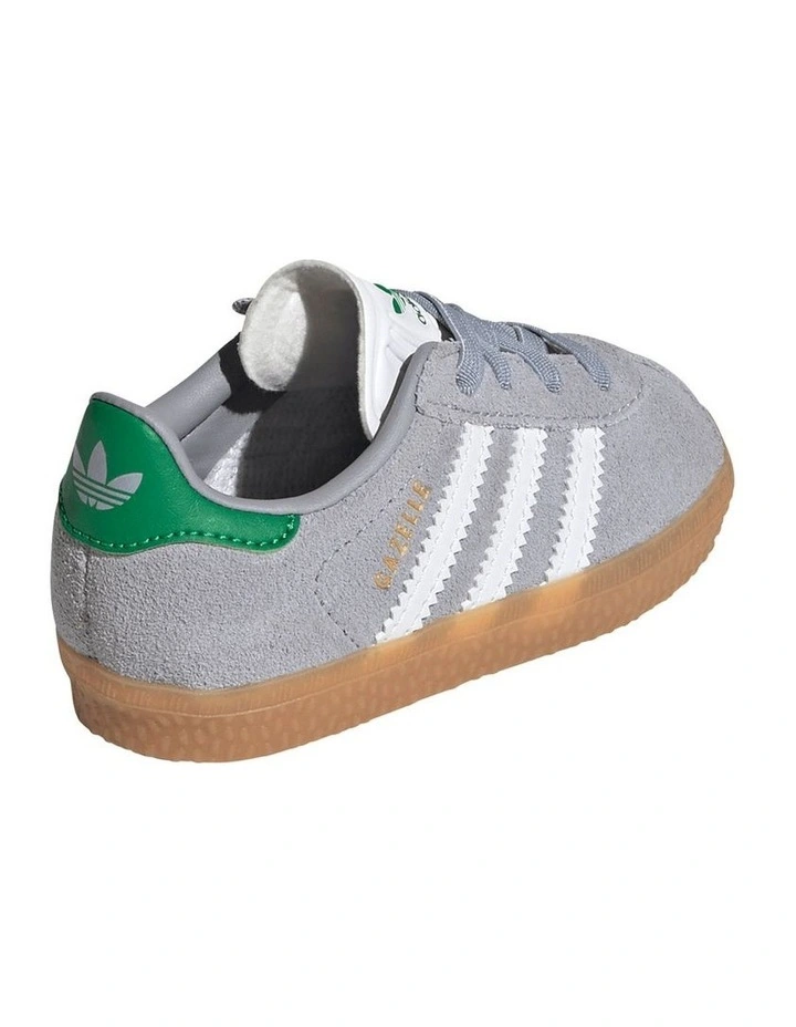 Gazelle Cf Elastic Lace Infant Sneakers In Grey image 6