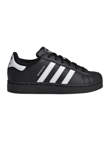 Superstar Ii Pre-School Sneakers In Blk/White