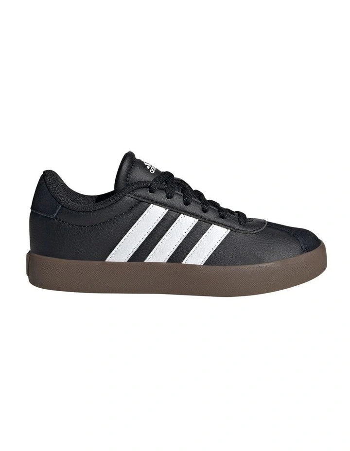 Vl Court 3.0 Grade School Sneakers in Black and White image 1