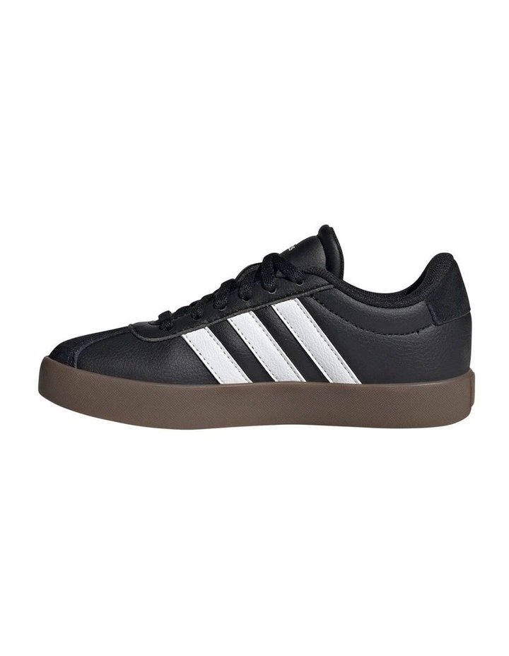 Vl Court 3.0 Grade School Sneakers in Black and White image 2