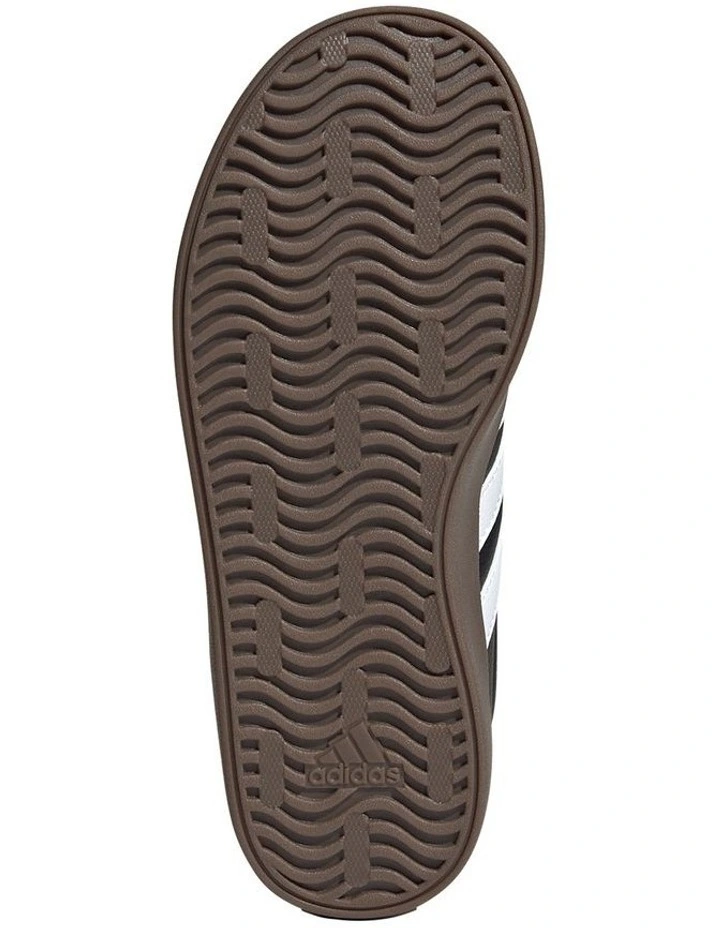 Vl Court 3.0 Self-Fastening Pre-School Sneakers in Back and White image 6