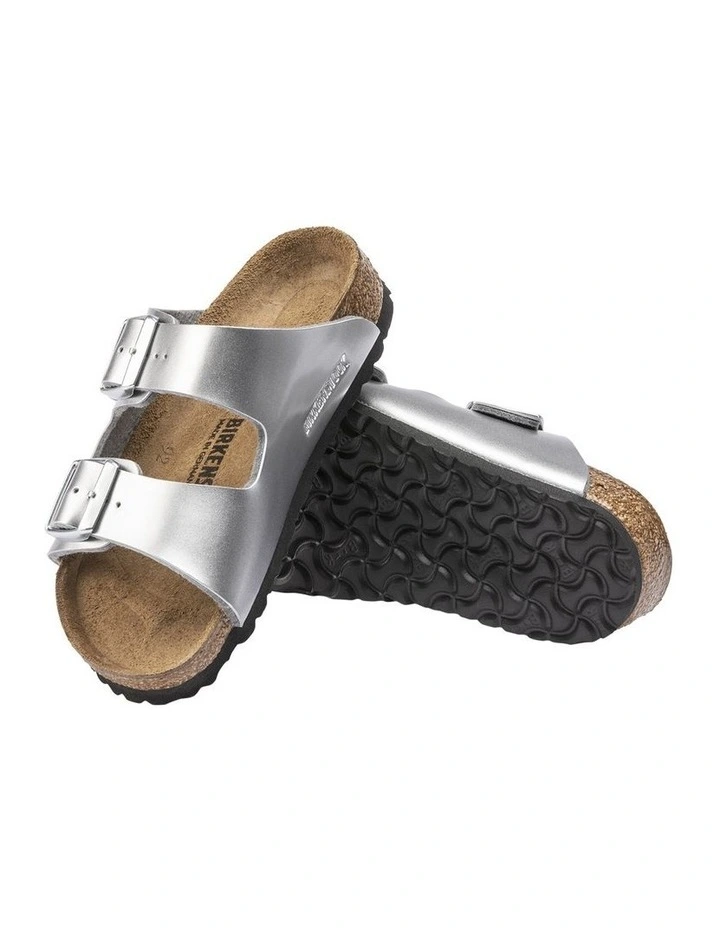 Arizona Bf Narrow Sandals in Silver image 3