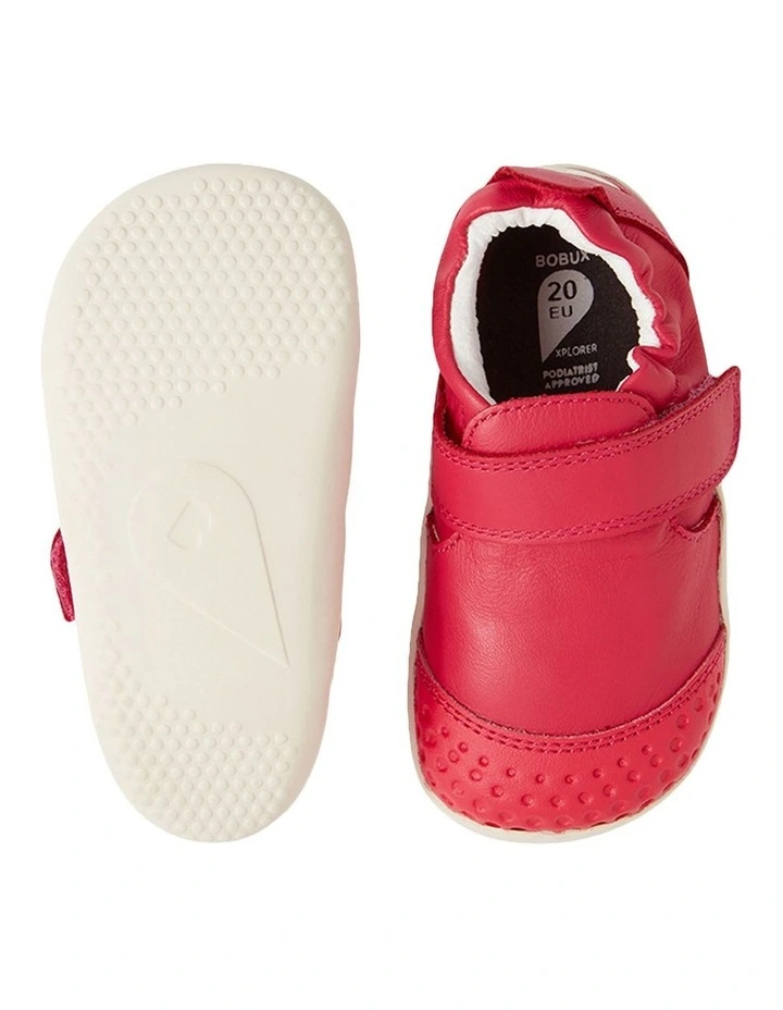 Xplorer Go Prewalker Shoes in Raspberry image 3