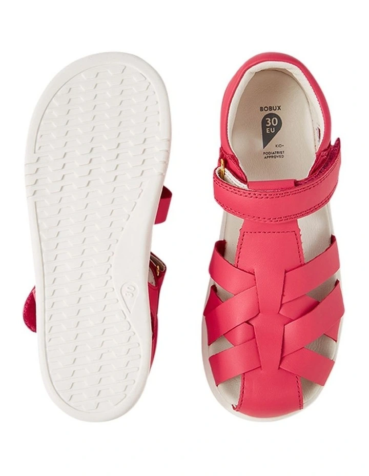 Quick Dry Tropicana Cage Sandals in Raspberry image 3