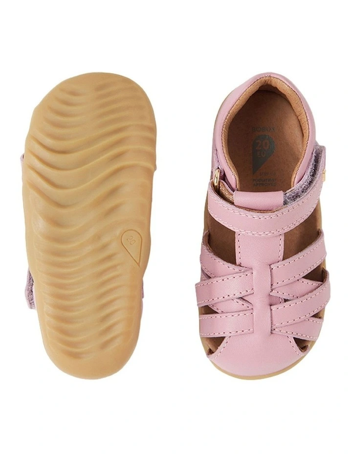 Step Up Cross Jump Sandals in Blush image 3