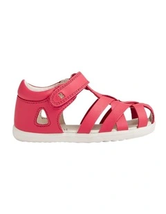 Step Up Quick Dry Tropicana Cage Sandals in Raspberry