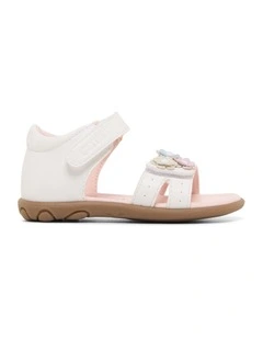 Autumn Sandals in White