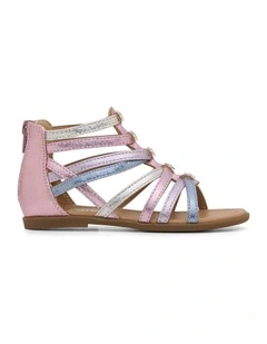 Angie Bow Sandals in Pink