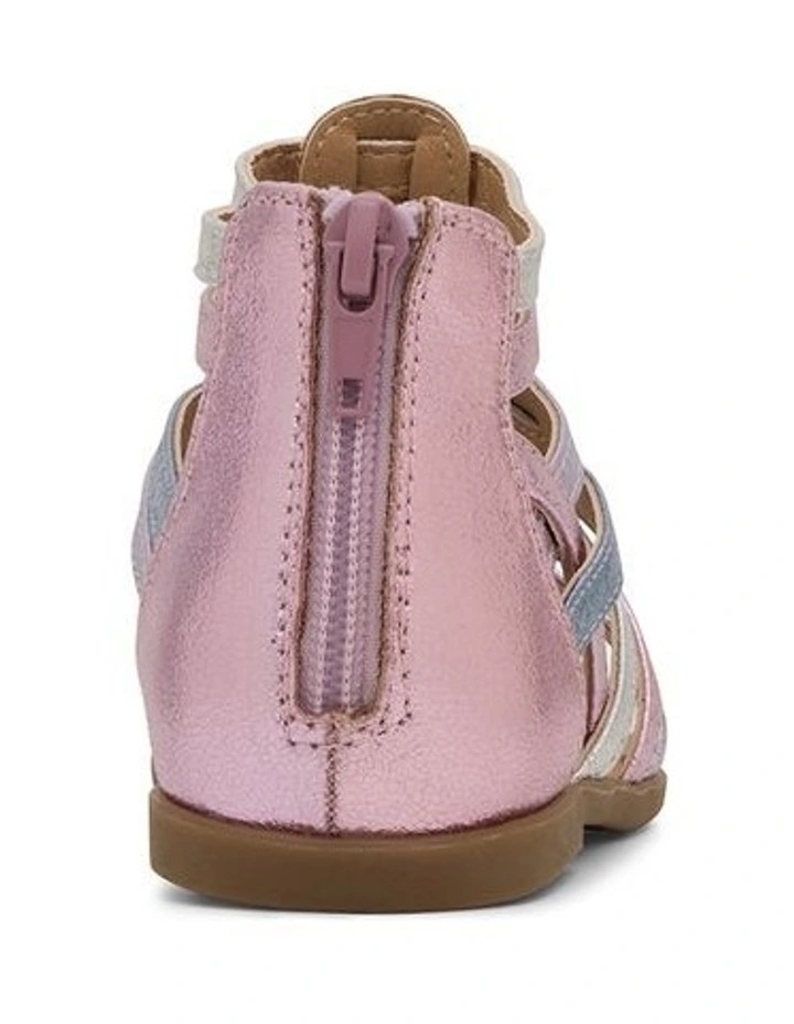 Angie Bow Sandals in Pink image 3