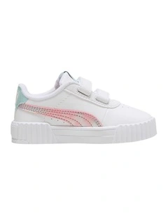 Carina Space Belle Self-Fastening Sneakers in White