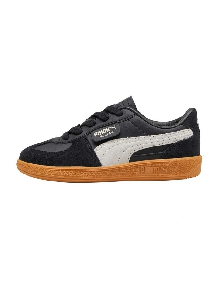 Palermo Leather Pre-School Sneakers In Black image 2