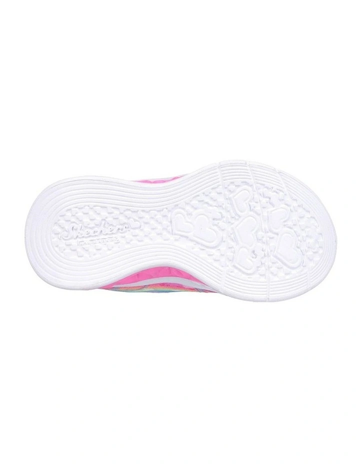 Flutter Heart Groovy Infant Sneakers in Lavender/Aqua image 6