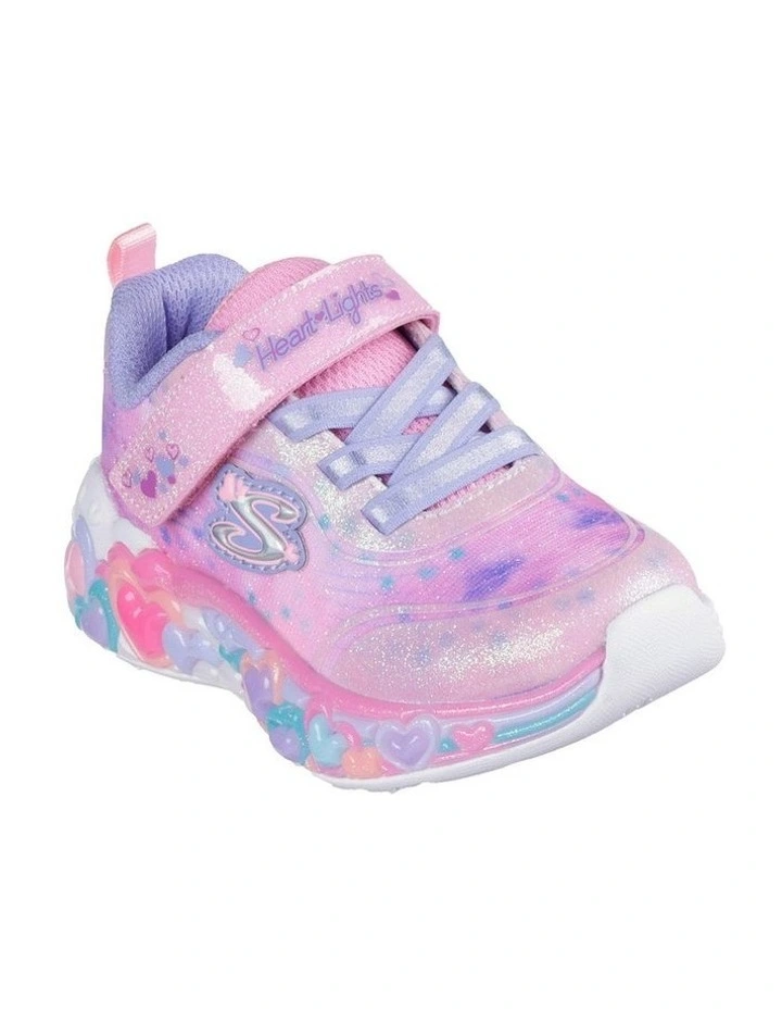 Eternal Heart Lights Infant Sneakers in Light Pink/Multi image 4