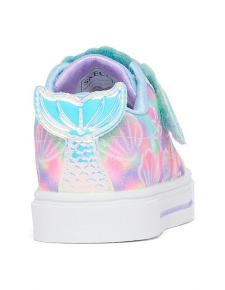 Twinkle Toes Sparks Underwater Magic Sneakers in White image 3