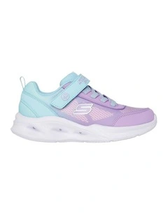 S-Lights Sola Glow Youth Sneakers in Turquoise