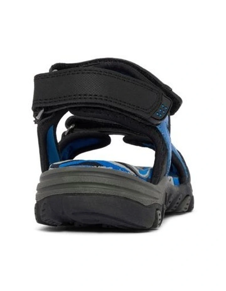 Hugh Sandals in Black/Blue image 3