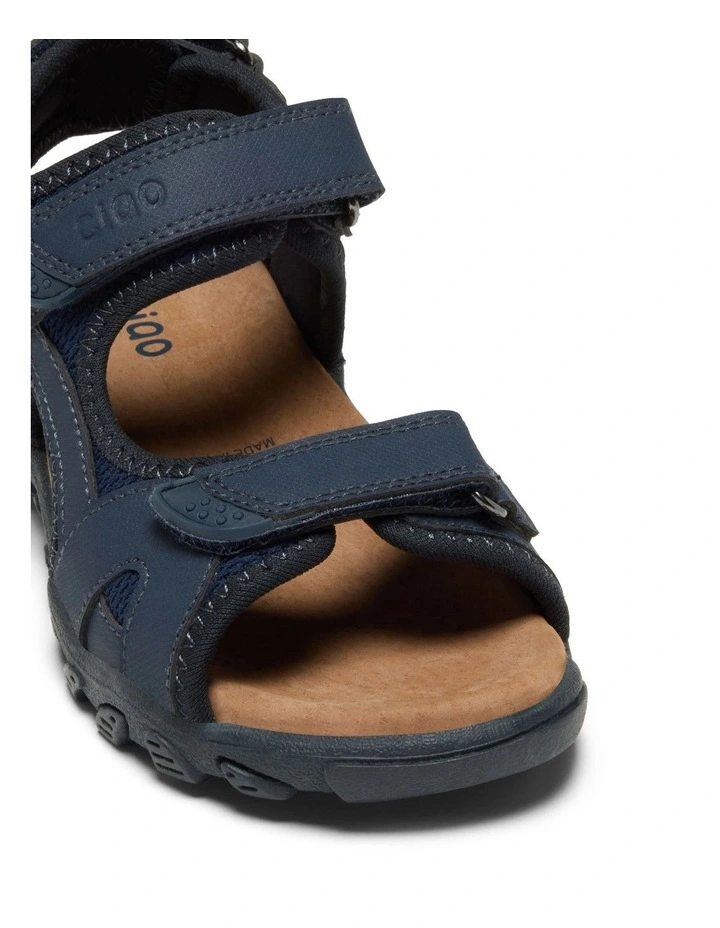 Hugh Sandals in Navy image 4