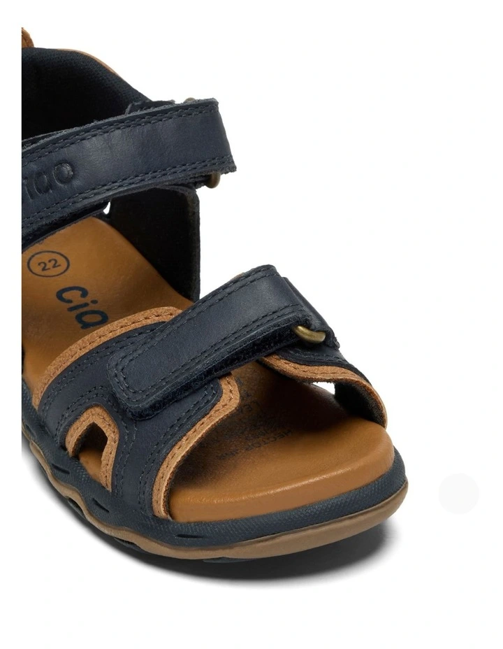 Hector Junior Sandals in Navy image 4